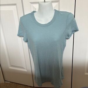 James Perse Light Blue Crew T-Shirt SZ 1